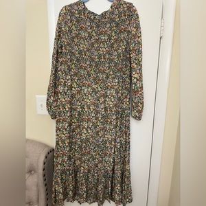 Floral midi dress